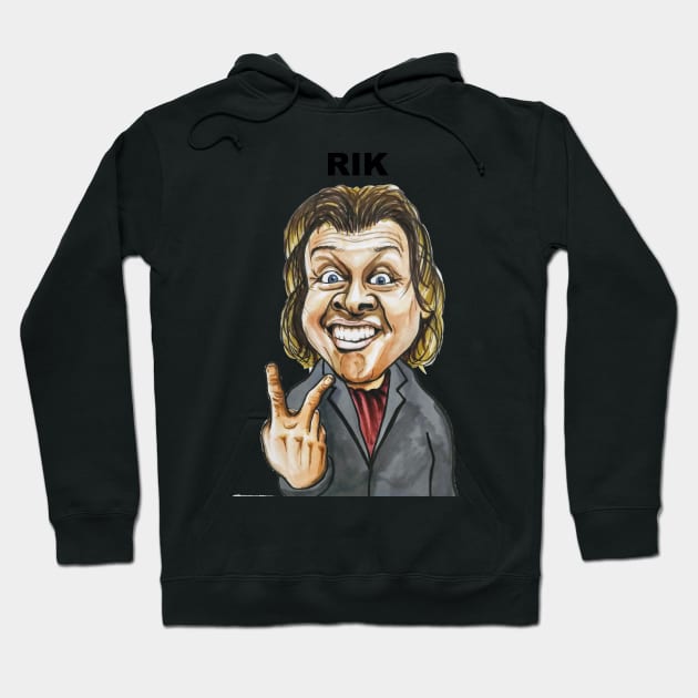 Rik Mayall Caricature/Fan art Hoodie by smadge